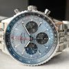 Replica Breitling Navitimer 01 1:1 SS Blue Dial on Steel Strap A7750 BLS Factory - Image 3