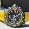 Replica Breitling Endurance pro OGF 44mm Black dial Yellow Rubber Strap quartz movement - Image 5