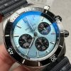 Replica Breitling Chronomat B01 44mm SS BLSF 1:1 Best Edition Ice Blue Dial on Black Rubber Strap A7750 to Cal.01 - Image 5