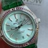 Replica Breitling Chronomat 36mm u77310591u1 Green Leather strap Light Green dial GF Factory - Image 4