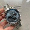 Replica Breitling Navitimer 01 1:1 SS Blue Dial on Steel Strap A7750 BLS Factory
