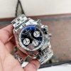 Replica Breitling Chronomat B01 44 SS OZF 1:1 Best Edition Black Dial on SS Bracelet A7750 OZ factory