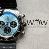 Replica Breitling Chronomat B01 44mm SS BLSF 1:1 Best Edition Ice Blue Dial on Black Rubber Strap A7750 to Cal.01 - Image 7