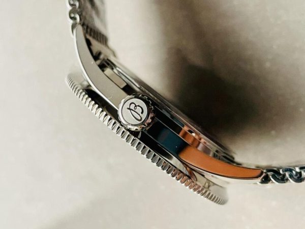 Replica Breitling SuperOcean Heritage 57 SS/Black Ceramic Bezel GF 1:1 Black Dial Colors Markers on SS Mesh Bracelet A2824 - Image 10