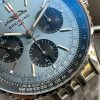 Replica Breitling Navitimer 01 1:1 SS Blue Dial on Steel Strap A7750 BLS Factory - Image 4