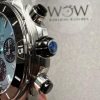 Replica Breitling Chronomat B01 44mm SS BLSF 1:1 Best Edition Ice Blue Dial on Black Rubber Strap A7750 to Cal.01 - Image 8