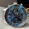 Replica Breitling Navitimer 01 1:1 SS Blue Dial on Steel Strap A7750 BLS Factory - Image 6