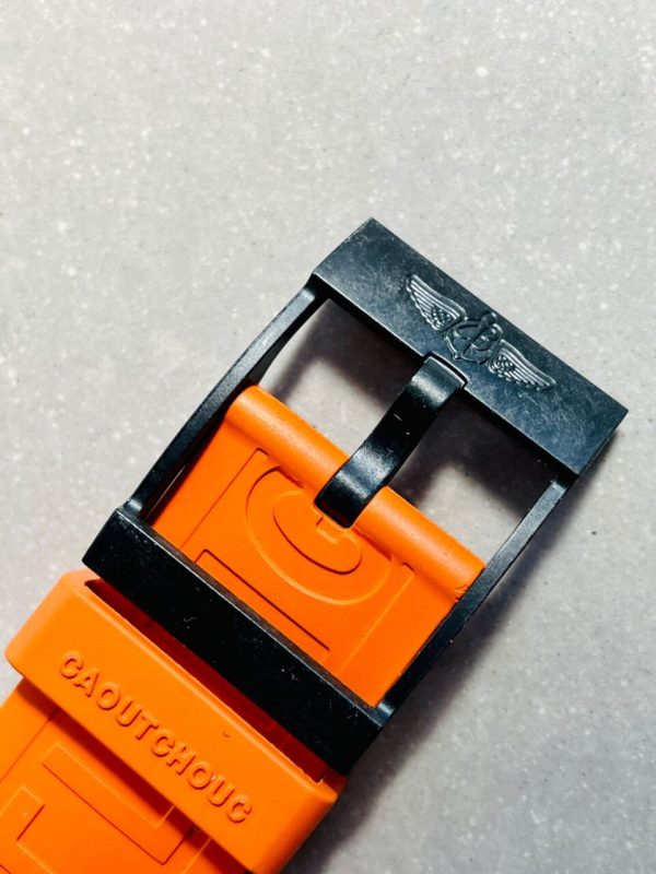Replica Breitling Endurance pro OGF 44mm Black dial orange Rubber Strap quartz movement - Image 10