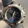 Replica Breitling Avenger Bandit Titanium GF 1:1 Best Edition Gray Dial on Gray Nylon Strap A7750 - Image 3