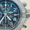 Replica Breitling Avenger Bandit DLC GF 1:1 Best Edition Black Dial on Black Nylon Strap A7750 - Image 5