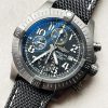 Replica Breitling Avenger Bandit DLC GF 1:1 Best Edition Black Dial on Black Nylon Strap A7750 - Image 2