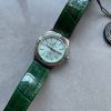 Replica Breitling Chronomat 36mm u77310591u1 Green Leather strap Light Green dial GF Factory - Image 2