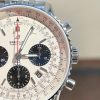 Replica Breitling Navitimer 01 1:1 SS White Dial on Steel Strap A7750 GF Factory - Image 4