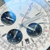 Replica Breitling Navitimer 01 1:1 SS White Dial on Steel Strap A7750 GF Factory - Image 3