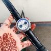 Replica Breitling Premier B01 Chrono SS 42mm GF 1:1 Best Edition White/Black Dial on Black Leather Strap A7750 - Image 5