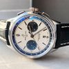 Replica Breitling Premier B01 Chrono SS 42mm GF 1:1 Best Edition White/Black Dial on Black Leather Strap A7750 - Image 4