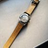 Replica Breitling Premier B01 Chrono SS 42mm GF 1:1 Best Edition White/Black Dial on Black Leather Strap A7750 - Image 9