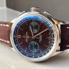 Replica Breitling Premier B01 Chrono SS 42mm GF 1:1 Best Edition Brown textured Dial on Brown Textured Strap A7750 - Image 2