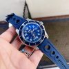 Replica Breitling SuperOcean II 44mm GF 1:1 Best Edition Blue Dial on Blue Rubber Strap A2824 - Image 3