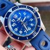 Replica Breitling SuperOcean II 44mm GF 1:1 Best Edition Blue Dial on Blue Rubber Strap A2824 - Image 5