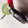 Replica Breitling Avenger GMT SS GF 1:1 Best Edition Black Dial Stick Markers on RED rubber Strap A2836 V2 limited edition - Image 7