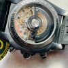 Replica Breitling Chronomat 44mm Blacksteel Orange GF 1:1 Best Edition Black Dial on Black Rubber Strap A7750 - Image 7