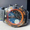 Replica Breitling Chronomat 44mm Blacksteel Orange GF 1:1 Best Edition Black Dial on Black Rubber Strap A7750 - Image 3
