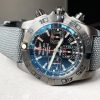 Replica Breitling Chronomat 44mm Blacksteel GF 1:1 Special Edition Black Dial on Black Rubber Strap A7750 - Image 4