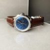 Replica Breitling Premier Chronograph 42 OXF 1:1 Best Edition Blue Dial on Brown Leather Strap A7750 - Image 5