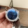 Replica Breitling Premier Chronograph 42 OXF 1:1 Best Edition Blue Dial on Brown Leather Strap A7750