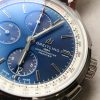 Replica Breitling Premier Chronograph 42 OXF 1:1 Best Edition Blue Dial on Brown Leather Strap A7750 - Image 2
