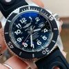 Replica Breitling SuperOcean II 44mm GF 1:1 Best Edition Black Dial on Black Rubber Strap A2824 - Image 3