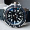 Replica Breitling SuperOcean II 44mm GF 1:1 Best Edition Black Dial on Black Rubber Strap A2824 - Image 4