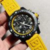 Replica Breitling Endurance pro OGF 44mm Black dial Yellow Rubber Strap quartz movement