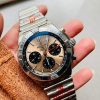 Replica Breitling Chronomat SS  Copper dial Two Tone Bracelet Watch GF Factory 7750 movement