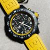 Replica Breitling Endurance pro OGF 44mm Black dial Yellow Rubber Strap quartz movement - Image 3