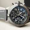 Replica Breitling Avenger Bandit DLC GF 1:1 Best Edition Black Dial on Black Nylon Strap A7750 - Image 8