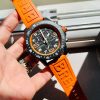 Replica Breitling Endurance pro OGF 44mm Black dial orange Rubber Strap quartz movement